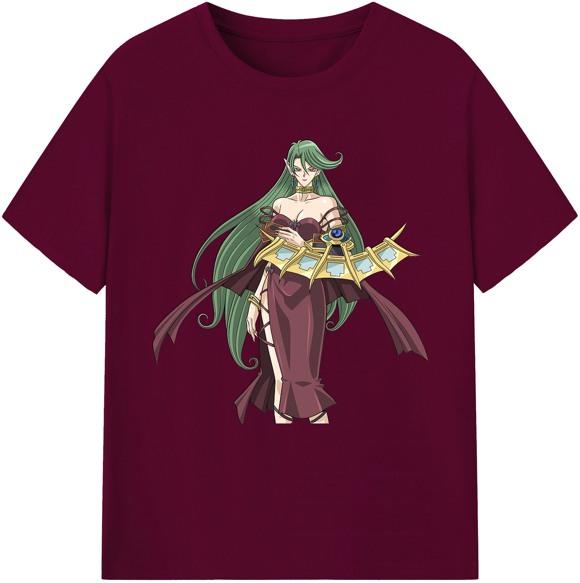 （画像用） 遊☆戯☆王 Yu-Gi-Oh! レディースカジュアルプリントTシャツ（綿100％）